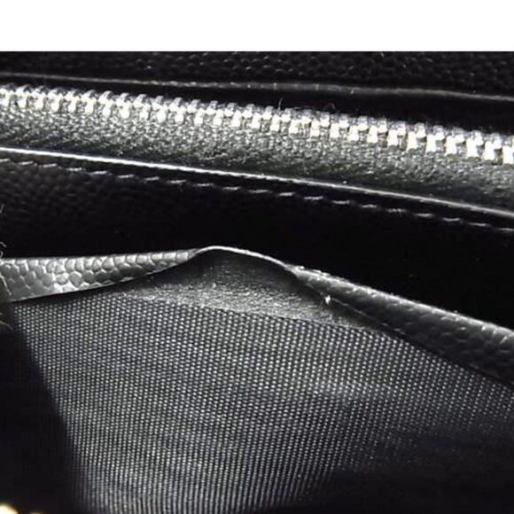 Saint Laurent *New Style* Black Top Grain Leather Long Continental Zippy Wallet - Picture 9 of 10